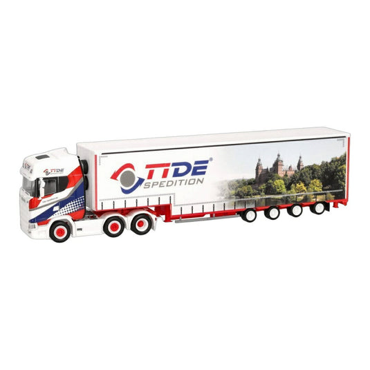 TiDe Spedition スカニア CS20HD ボリュームセミトレーラー / Herpa 1/87 トラック模型