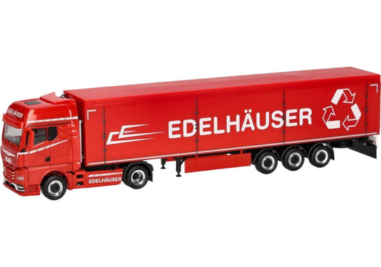 Edelhaeuser MAN TGX GX walking floor semitrailerウォーキングフロアセミトレーラー トラック 模型 /Herpa 1/87