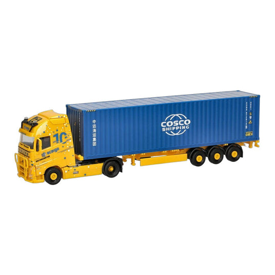 Acargo Meyer & Meyer Cosco ボルボ FH GL XL 2020 コンテナセミトレーラー / Herpa 1/87 トラック模型