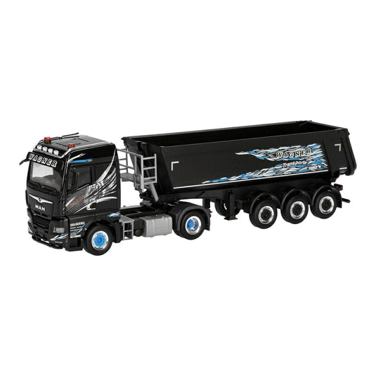 Wagner Mitteleschenbach MAN TGX GM ダンプセミトレーラー / Herpa 1/87 ミニカー トラック模型