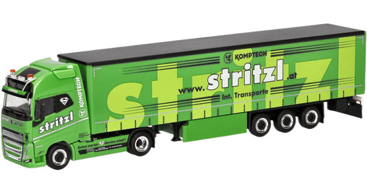 Stritzl Volvo FH16 GL XL 2020 カーテンサイドセミトレーラー / Herpa 1/87 ミニカー 模型