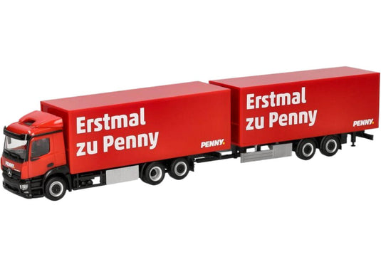 Penny Mercedes Benzメルセデスベンツ Classicspace reefer trailer冷蔵トレーラー トラック 模型 /Herpa 1/87