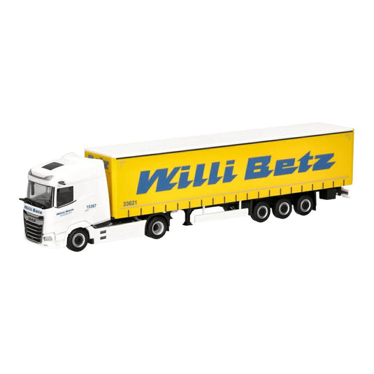 Willi Betz DAF XG フェイスリフト カーテンサイドセミトレーラー / Herpa 1/87 ミニカー トラック模型