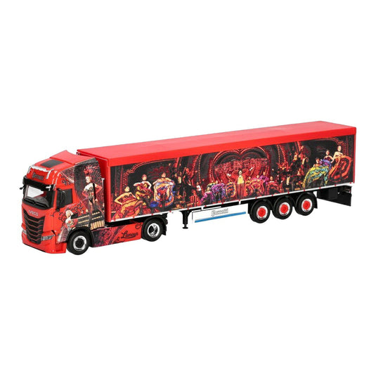 Perrotti イベコ S-Way ウォーキングフロアセミトレーラー / Herpa 1/87 ミニカー トラック模型