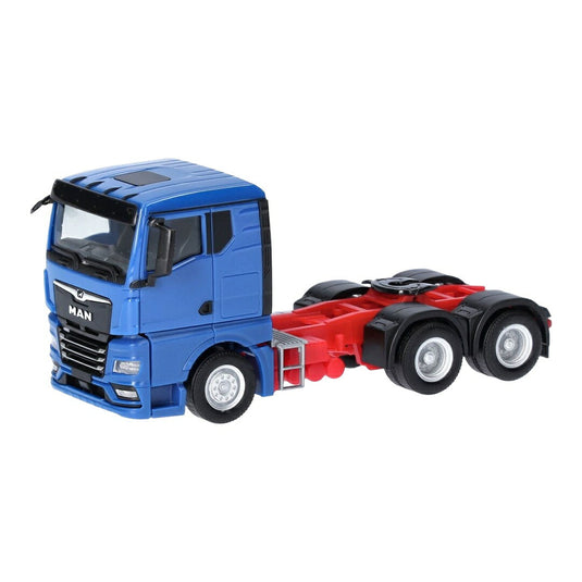 MAN TGX GN トラクター 3軸 ブルー トラクターヘッド / Herpa 1/87 トラック模型