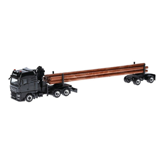 Walter Holztransporte MAN TGX GX ログトレーラー / Herpa 1/87 ミニカー トラック模型