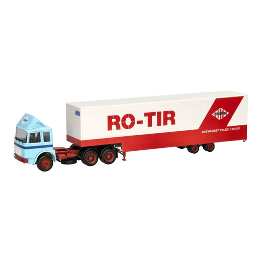 RO TIR Roman Diesel ボックス セミトレーラー / Herpa 1/87 トラック模型