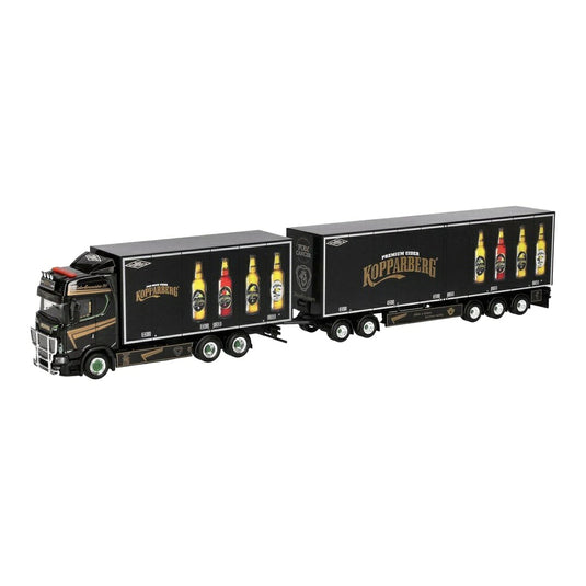 Kopparberg スカニア CS 20 ハイルーフ コンビトレーラー / Herpa 1/87 ミニカー トラック模型