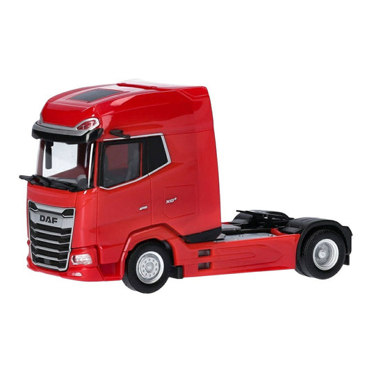 DAF XG+ フェイスリフト 2軸 レッド トラクター / Herpa 1/87 ミニカー トラック模型