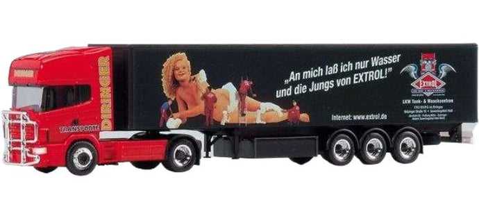 Diringer Transporte “Extrol” Scania トラック / Herpa 1/87 建設機械模型 工事車両