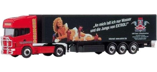 Diringer Transporte “Extrol” Scania トラック / Herpa 1/87 建設機械模型 工事車両