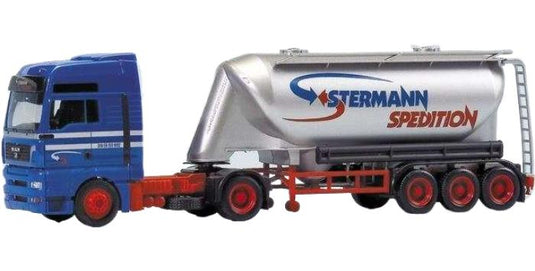Stermann Spedition MAN TG-A XXL 飼料サイロセミトレーラー トレーラー / Herpa 1/87 建設機械模型 工事車両