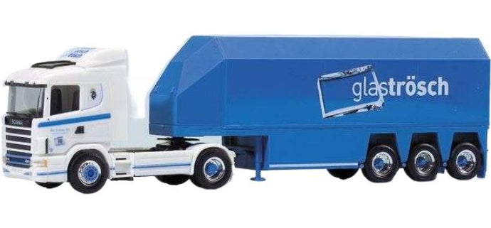 RoTrans Glastrosch Scania 124 ガラス運搬車 トラック / Herpa 1/87 建設機械模型 工事車両