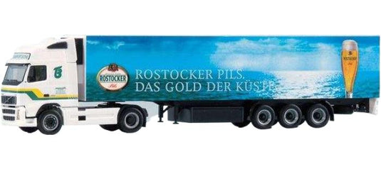Bothe Rostocker Pils Volvo GL FH12XL 冷凍セミトレーラー トレーラー / Herpa 1/87 建設機械模型 工事車両