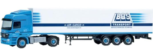 Bos Transport Mercedes Benzメルセデスベンツ Actros L02 box semitrailerボックスセミトレーラー トラック 模型 /Herpa 1/87