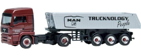 MAN Ndl. Hannover MAN TGS XL tipper semitrailerダンプセミトレーラー トラック 模型 /Herpa 1/87