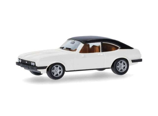 フォード カプリ II ホワイト/ブラック Ford Capri ヘルパ 1/87 / Herpa 1/87 ミニカー