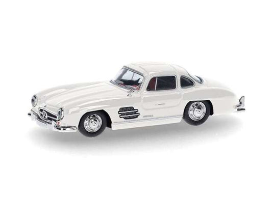 メルセデスベンツ 300 SL ガルウィング ホワイト ヘルパ 1/87 300SL / Herpa 1/87 ミニカー