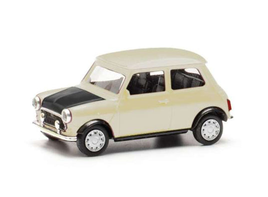 ミニクーパー メイフェア 右ハンドル ホワイト Mini Cooper ヘルパ / Herpa 1/87 ミニカー