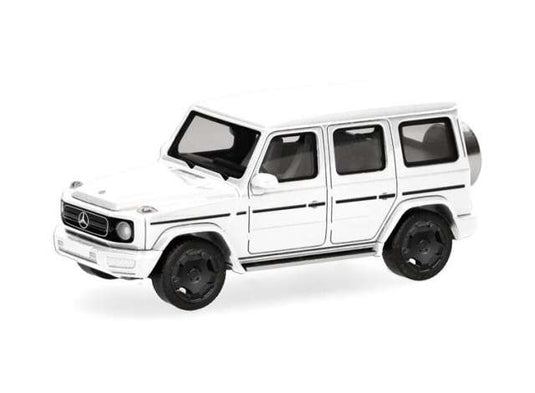 メルセデスベンツ G580 EQ (N465) ホワイト ヘルパ 1/87 ミニカー / Herpa 1/87 ミニカー