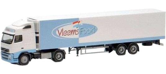 Vleems Food Volvo GL FHF フェイスリフト Euro トラック / Herpa 1/87 建設機械模型 工事車両