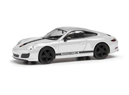 ポルシェ 911 (991) カレラ 4S シルバーメタリック Porsche ヘルパ / Herpa 1/87 ミニカー