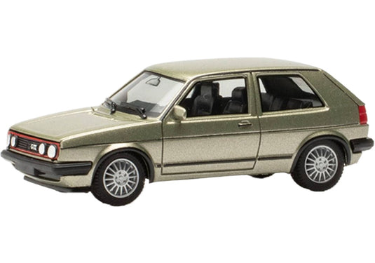 Volkswagen Golf 2 GTI racing green metallic / Herpa 1/87 建設機械模型 工事車両