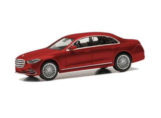 メルセデスベンツ Sクラス (V223) レッド ヘルパ 1/87 ミニカー / Herpa 1/87 ミニカー