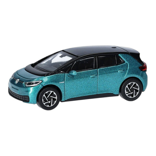 フォルクスワーゲン ID.3 メタリックターコイズ 乗用車 / Herpa 1/87 ミニカー