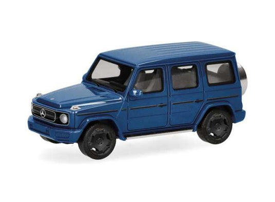 メルセデスベンツ G580 EQ (N465) ブルーメタリック ヘルパ 1/87 / Herpa 1/87 ミニカー