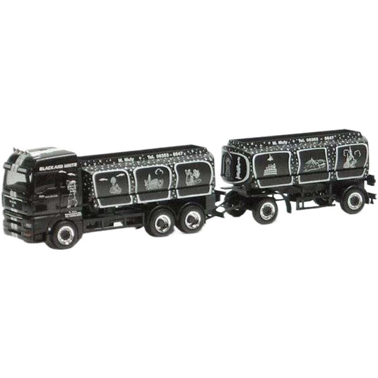 ムーリー MAN TG-A XLX ガスタンクトレーラートラック  / Herpa 1/87 建設機械模型 工事車両