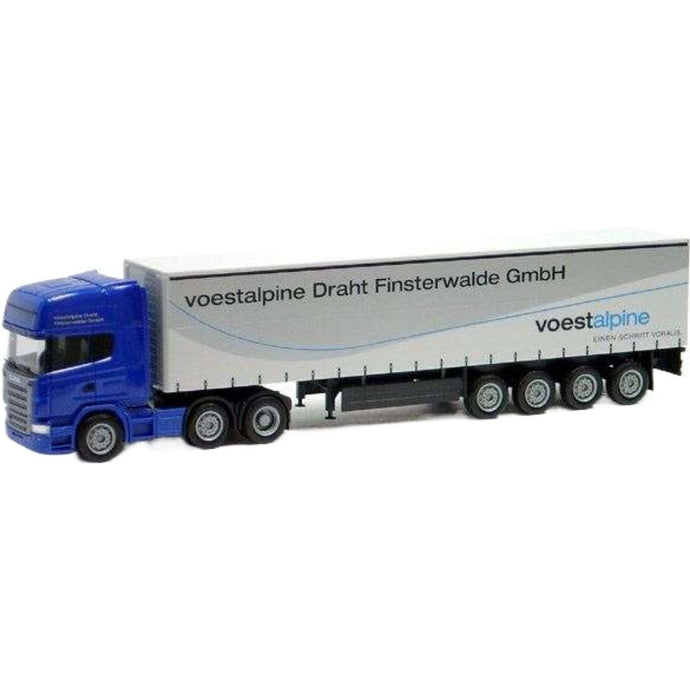 Voestalpine Draht Finsterwalde Scania トラック / Herpa 1/87 建設機械模型 工事車両