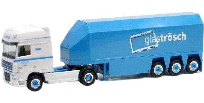 RoTrans GlasTrosch DAF 105XF SSC ガラス トラック / Herpa 1/87 建設機械模型 工事車両