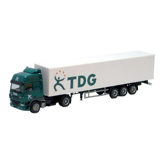 TDG DAF CF ボックス セミトレーラー / Herpa 1/87 トラック模型