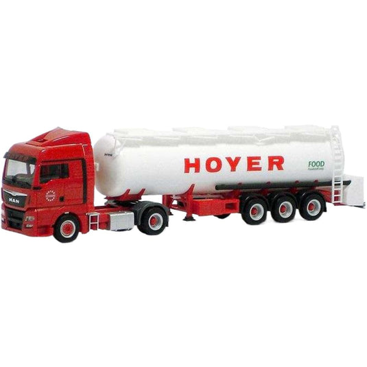 MAN TGX XLX E6 フィールドバインダー Hoyer Group トラック / Herpa 1/87 建設機械模型 工事車両