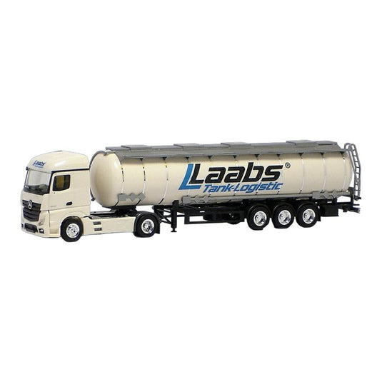 Laabs Sped. メルセデス・ベンツ Actros StreamSpace 2.5 Gofa タンカー セミトレーラー / Herpa 1/87 トラック模型