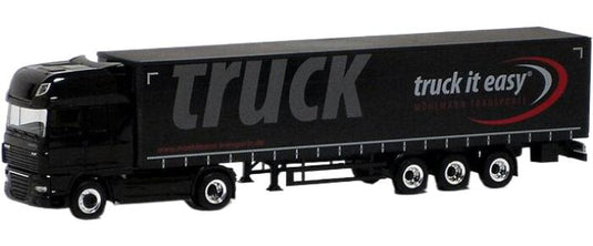Moehlmann truck it easy DAF XF 105 SSC curtainside semitrailerカーテンサイドセミトレーラー トラック 模型 /Herpa 1/87