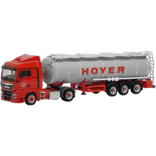 Hoyer Group MAN TGS XLX Euro 6 Feldbinder トラック / Herpa 1/87 建設機械模型 工事車両