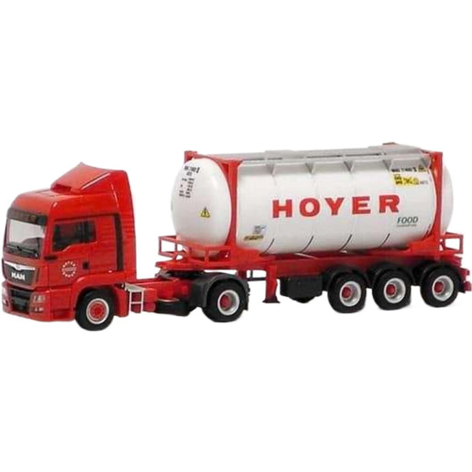 Hoyer Group MAN TGS LX Euro 6 食品タンク トラック / Herpa 1/87 建設機械模型 工事車両