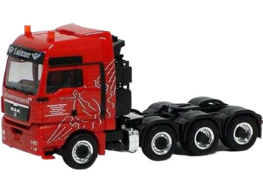 Wimmer Schwertransporte MAN TGX XXL V8 トラクタ / Herpa 1/87 建設機械模型 工事車両
