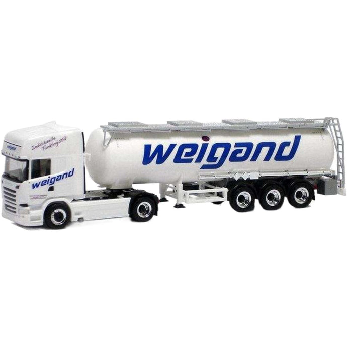 Weigand Transporte Scania R Topline 2013 トラクタ / Herpa 1/87 建設機械模型 工事車両