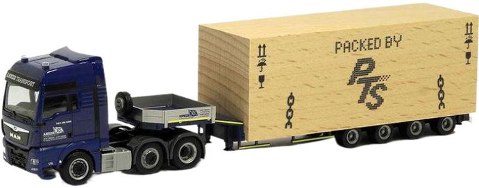 Anker Transport PTS MAN TGX XXL Euro 6 トラック / Herpa 1/87 建設機械模型 工事車両