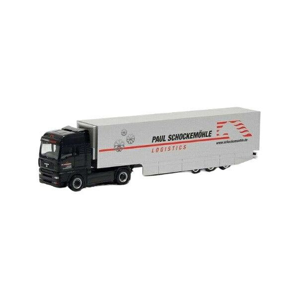 Schockemohle Spedition MAN TGA XXL 冷凍 トラック / Herpa 1/87 建設機械模型 工事車両