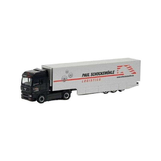 Schockemohle Spedition MAN TGA XXL 冷凍 トラック / Herpa 1/87 建設機械模型 工事車両