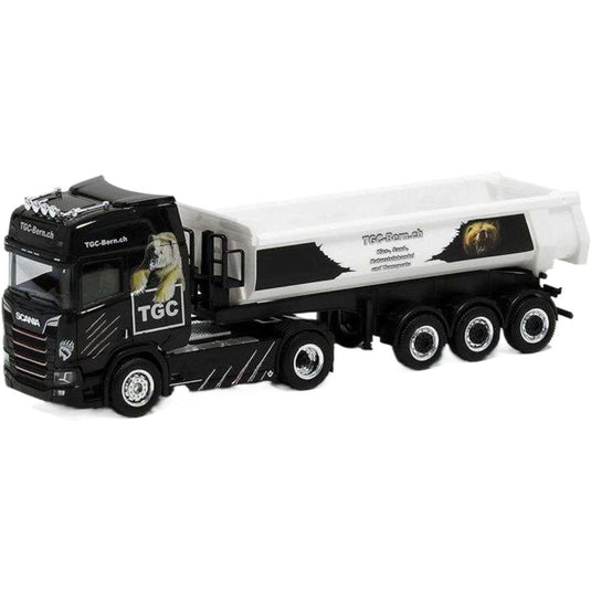 TGC-Bern Scania CR 20 HD Carnehl ダンプ 5041 トラクタ / Herpa 1/87 建設機械模型 工事車両