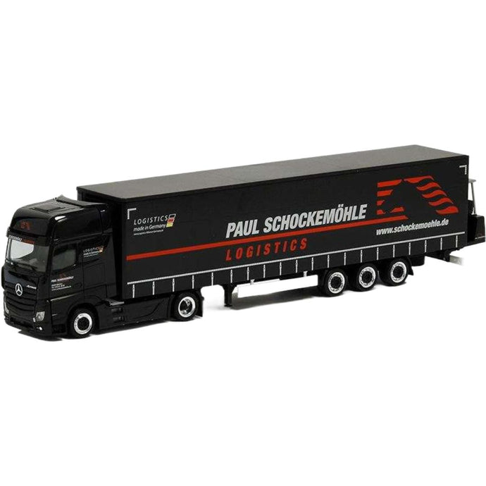 Schockemoehle Mercedes Benz ActGiga トレーラー / Herpa 1/87 建設機械模型 工事車両