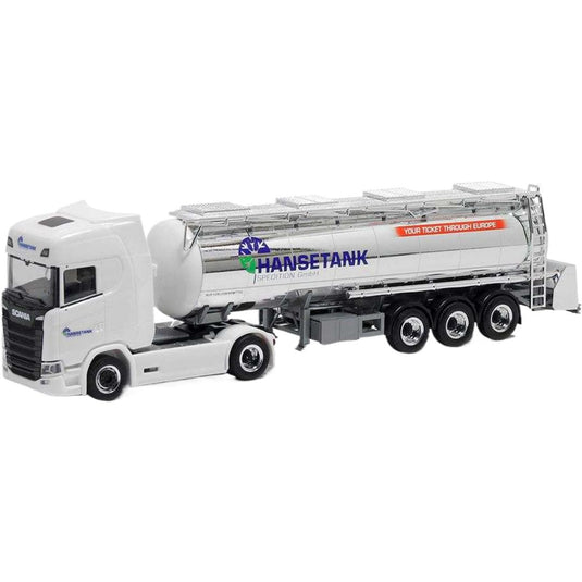 Hansetank スカニア CS20HD クロムタンクトレーラー / Herpa 1/87 建設機械模型 工事車両