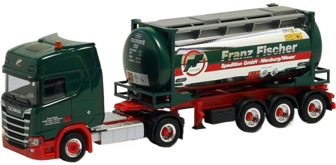 Fischer Spedition Scania CR20 HD トラクタ / Herpa 1/87 建設機械模型 工事車両