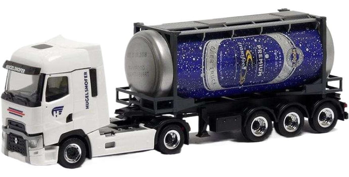 Hugelshofer Beer Truck Renault T 26ft / Herpa 1/87 建設機械模型 工事車両