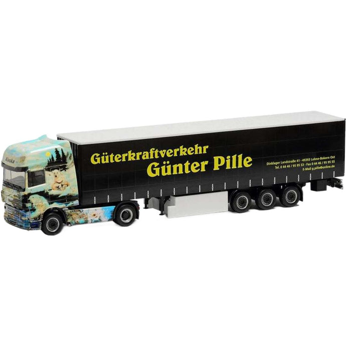 DAF XF 105 アラスカ輸送トラック ミニカー  / Herpa 1/87 建設機械模型 工事車両